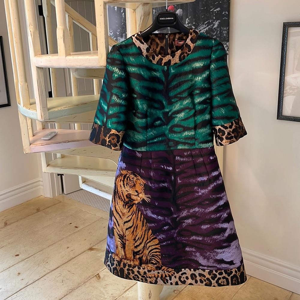 Dolce and Gabbana Tiger Dress